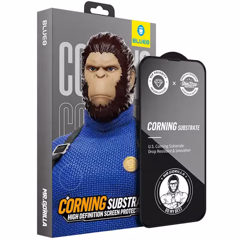 Захисне 2.5D скло Blueo Corning Gorilla Glass для Apple iPhone 15 Pro Max (6.7")