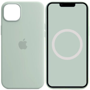 Чохол Silicone case (AAA) with Magsafe and Animation для Apple iPhone 14 (6.1")