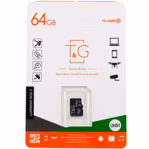 Карта пам'яті T&G (UHS-1) microSDXC Class 10 - 64GB (без адаптера)