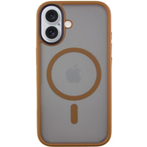 TPU+PC чохол Metal Buttons with MagSafe для Apple iPhone 16 (6.1")