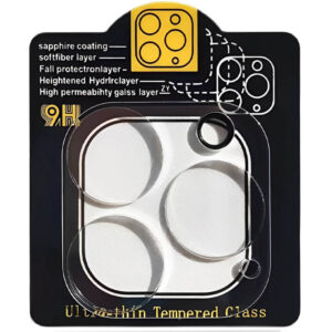 Захисне скло на камеру Full Block (тех.пак) для Apple iPhone 12 Pro Max (6.7")