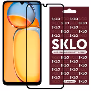 Захисне скло SKLO 3D для Xiaomi Redmi 13C / Poco C65