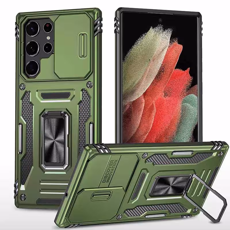 Ударостійкий чохол Camshield Army Ring для Samsung Galaxy S23 Ultra