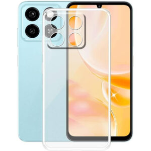 TPU чохол Epic Transparent 1,5mm Full Camera для ZTE Blade A55 4G