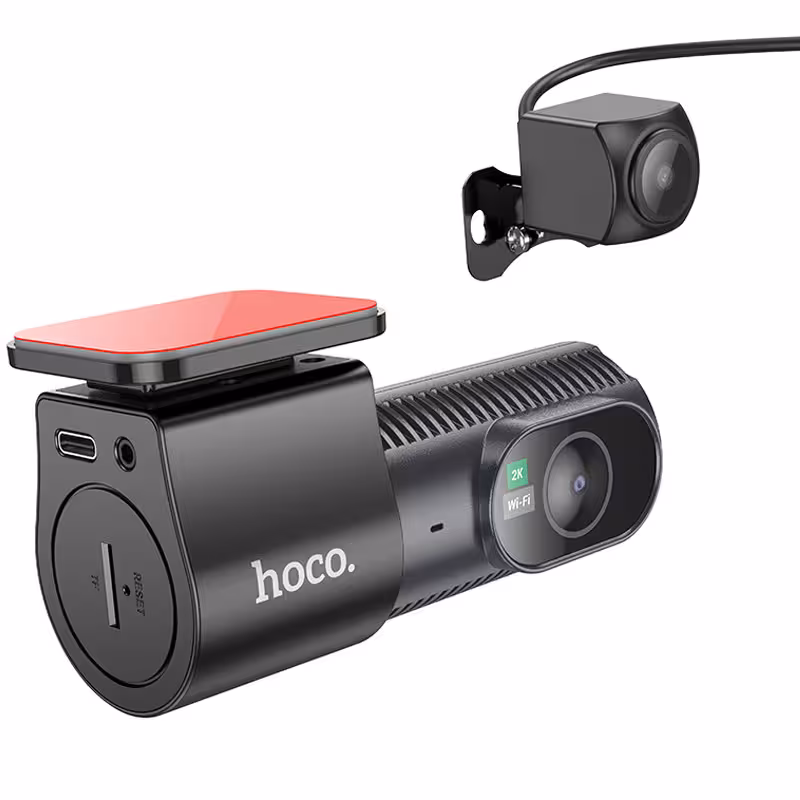 Відеореєстратор Hoco DV8 1.47-inch display with rear camera (2K+720P)