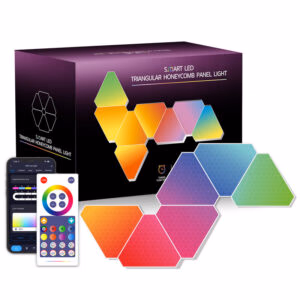 Уцінка Настінний світильник Smart Triangular Quantum Light SAL-012B Bluetooth USB with app 6pcs