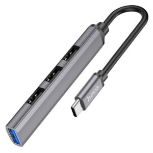 Перехідник Hoco HB26 4in1 (Type-C to USB3.0+USB2.0*3)
