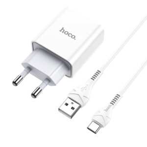 МЗП Hoco C81A Asombroso 2.1A (1USB-A) + кабель USB to Type-C