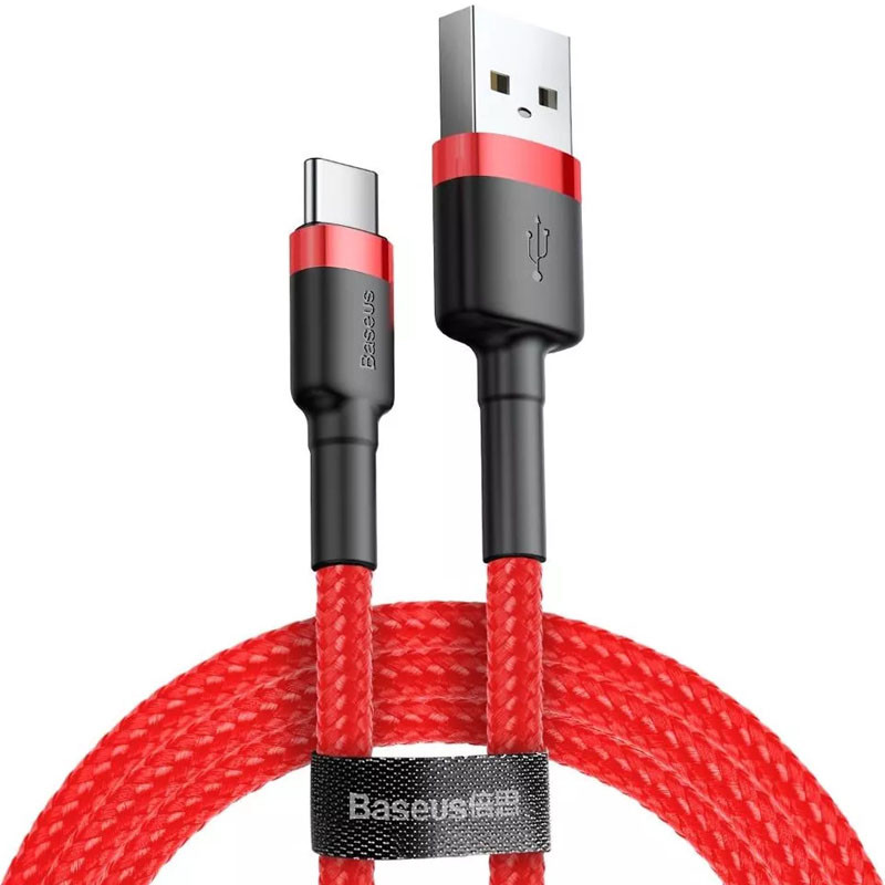 Дата кабель Baseus Cafule USB to Type-C Cable 2A (2m) (CATKLF-C)
