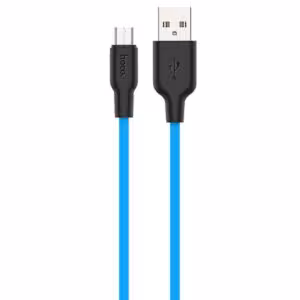 Дата кабель Hoco X21 Plus Silicone MicroUSB Cable (1m)