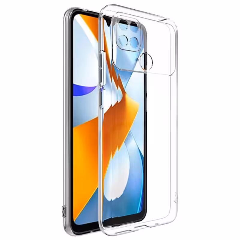 TPU чохол Epic Transparent 1,5mm Full Camera для Xiaomi Poco C40