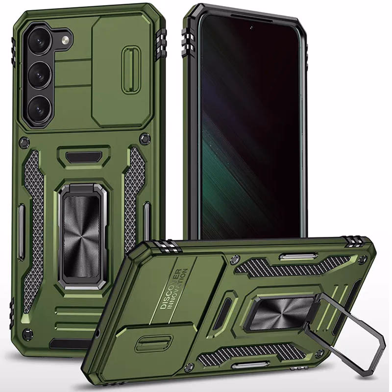 Ударостійкий чохол Camshield Army Ring для Samsung Galaxy S21+
