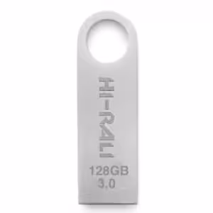 Флеш-накопичувач Hi-Rali Shuttle USB 3.0 Срібна серія — 128GB