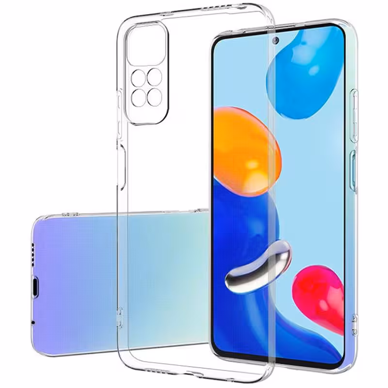TPU чохол Epic Transparent 1,5mm Full Camera для Xiaomi Redmi Note 11 (Global) / Note 11S