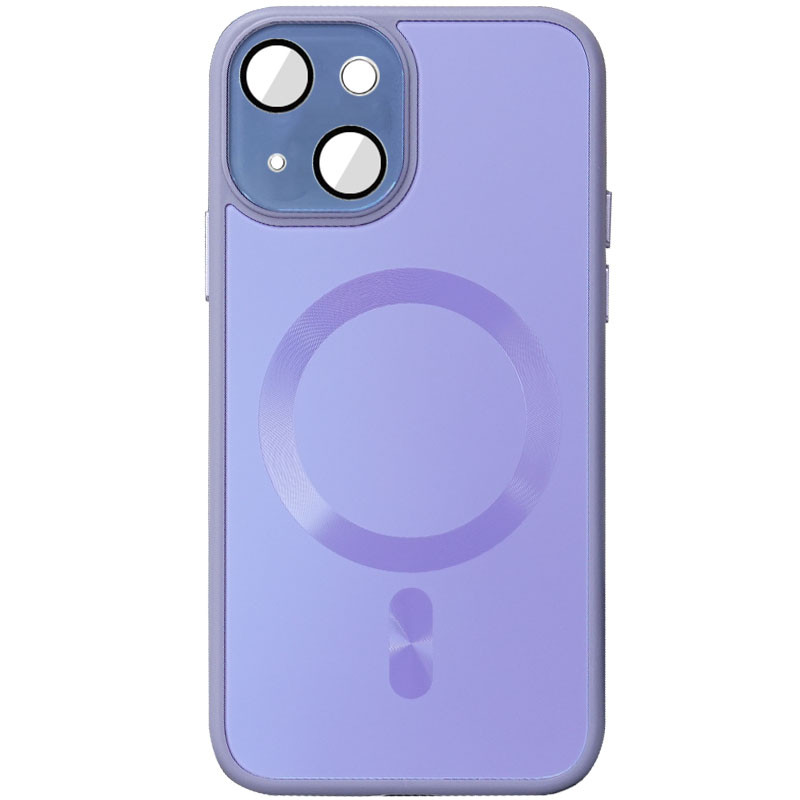 Чохол TPU+Glass Sapphire Midnight з магнітним кріпленням для iPhone 15 Plus
