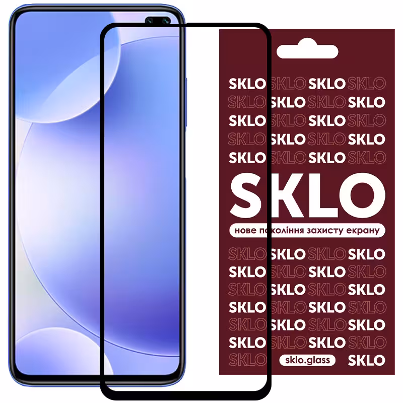 Захисне скло SKLO 3D для Xiaomi K30 / Poco X3 / X3 NFC / X3 Pro / Mi 10T/ Mi 10T Pro