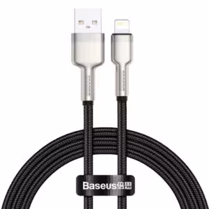 Дата кабель Baseus Cafule Metal USB to Lightning 2.4A (1m) (CALJK-A0)