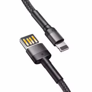 Дата кабель Baseus Cafule USB to Lightning Special Edition 2.4A (1m) (CALKLF-G)