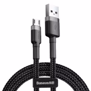 Дата кабель Baseus Cafule USB to MicroUSB Cable 2.4A (1m) (CAMKLF-B)