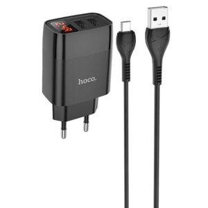 МЗП Hoco C86A Balance 2.4A (2USB-A) + кабель USB to MicroUSB