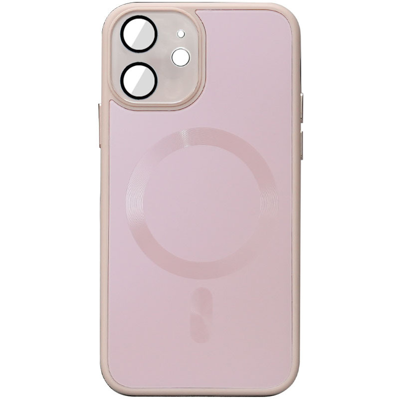 Стильний чохол із загартованого скла та ТПУ для iPhone 12, темно-синій