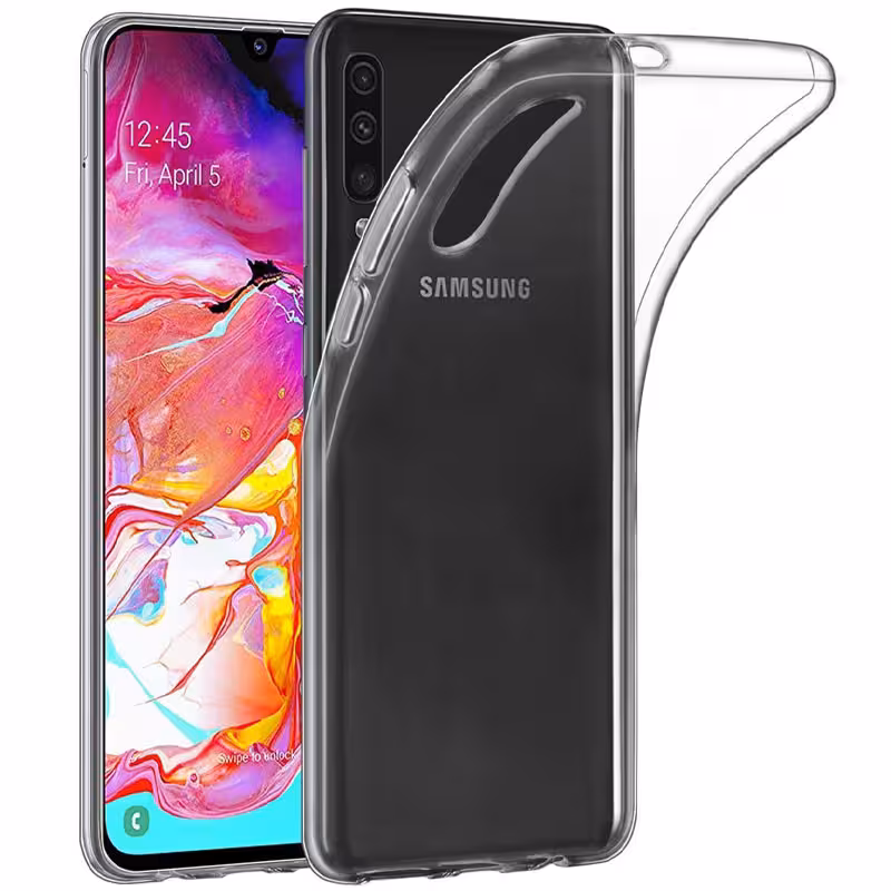 TPU чохол Epic Transparent 1,5mm для Samsung Galaxy A70 (A705F)