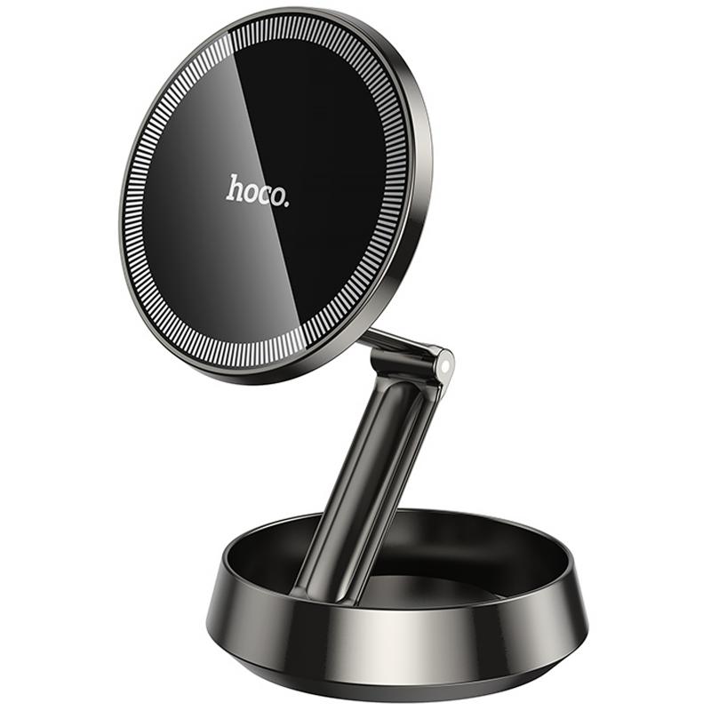 Автотримач Hoco H83 Metal ring magnetic (center console)