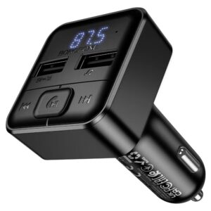 АЗП FM модулятор Borofone BC63 Selecto QC3.0 (2USB-A)