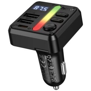 АЗП FM модулятор Hoco E89 Libre 45W (1USB-A/1C)