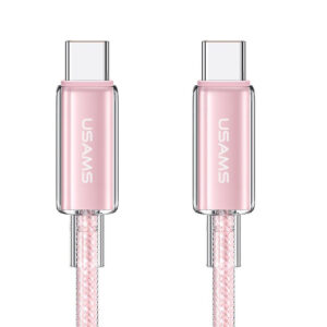 Дата кабель USAMS US-SJ660 Type-C to Type-C PD100W Cloud Series (1.2m)