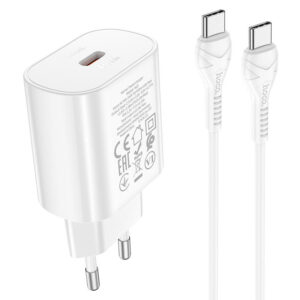 МЗП Hoco N22 Jetta PD25W (1USB-C) + кабель Type-C to Type-C