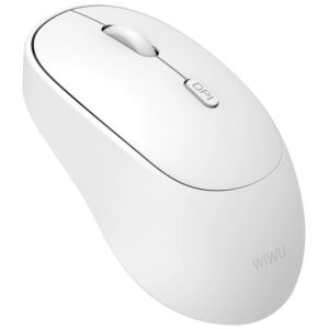 Бездротова миша WIWU WM112 білого кольору з радіусом дії 2.4G