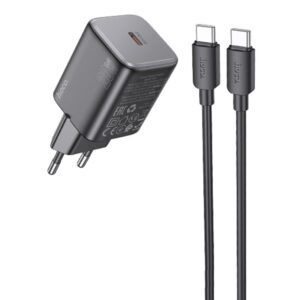 МЗП Hoco N40 Mighty PD20W (1USB-C) + кабель Type-C to Type-C