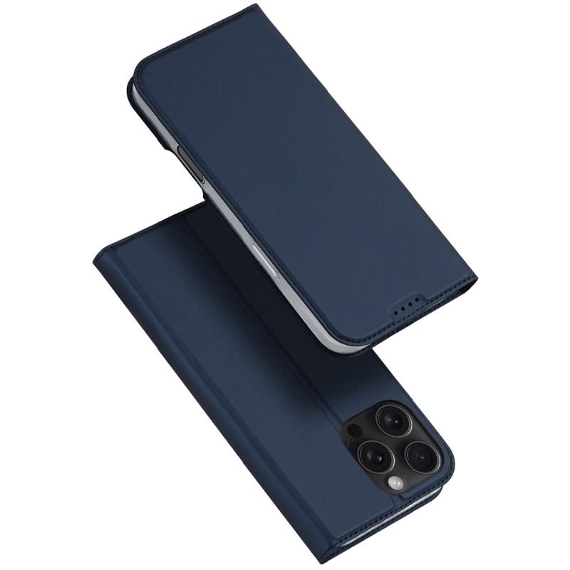 Чохол-книжка Dux Ducis з кишенею для візиток на iPhone 16 Pro Max sinj