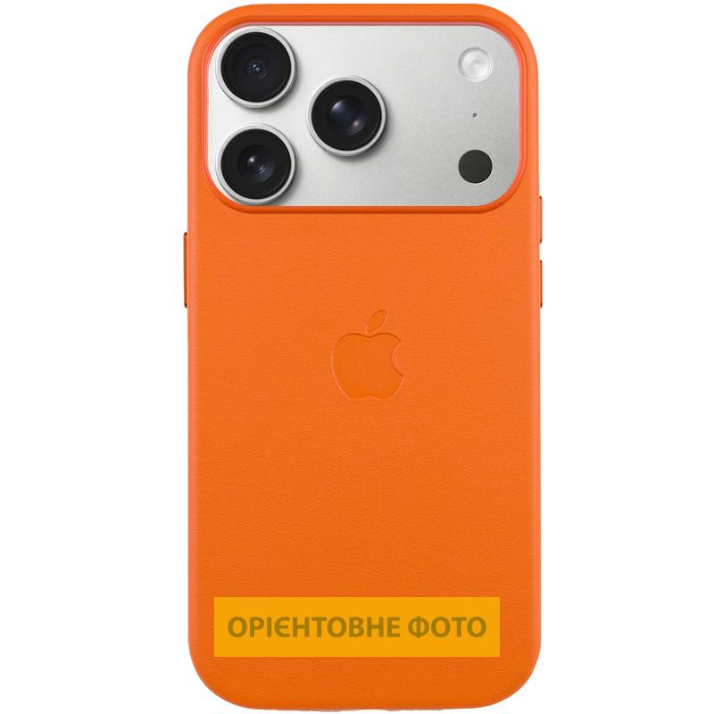 Чохол шкіряний Leather Case (AA) with Magnetic Fit and Animation для Apple iPhone 17 Air (6.5")
