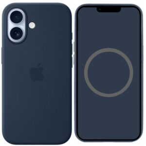 Чохол Silicone case (AAA) with Magsafe and Animation для Apple iPhone 17 (6.3")