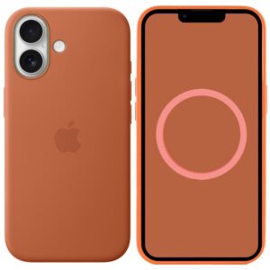 Чохол Silicone case (AAA) with Magsafe and Animation для Apple iPhone 17 (6.3")