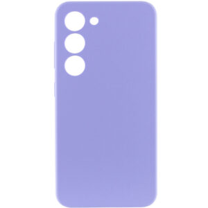 Чохол Silicone Cover Lakshmi Full Camera бузковий-dasheen для Samsung Galaxy S22.