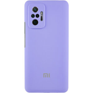 Чохол Silicone Cover Lakshmi Full Camera (AAA) with Logo для Xiaomi Redmi Note 10 Pro / 10 Pro Max