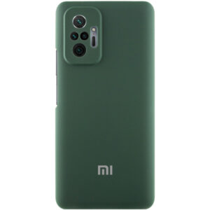 Чохол Silicone Cover Lakshmi Full Camera (AAA) with Logo для Xiaomi Redmi Note 10 Pro / 10 Pro Max