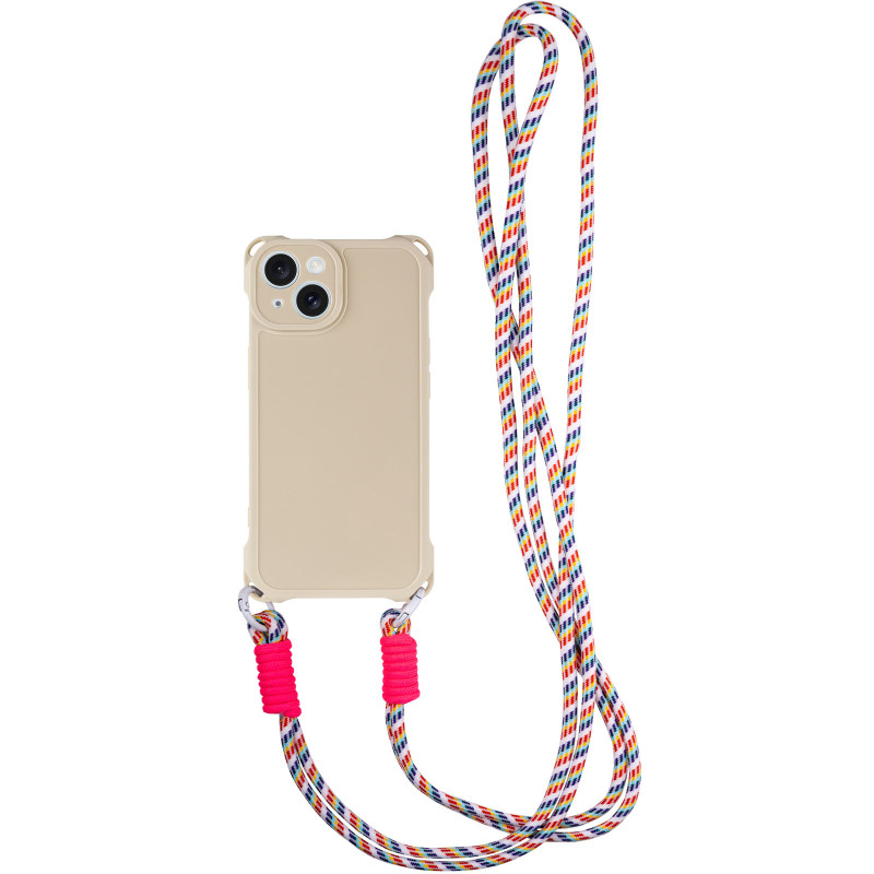 Чохол TPU CrossBody with straps для Apple iPhone 14 (6.1")