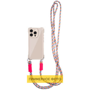 Чохол TPU CrossBody with straps для Apple iPhone 16e / 17e (6.1")