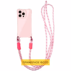 Чохол TPU CrossBody with straps для Apple iPhone 16e / 17e (6.1")