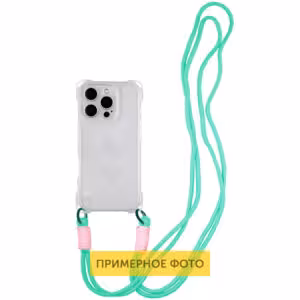 Чохол TPU CrossBody with straps для Apple iPhone 16e / 17e (6.1")