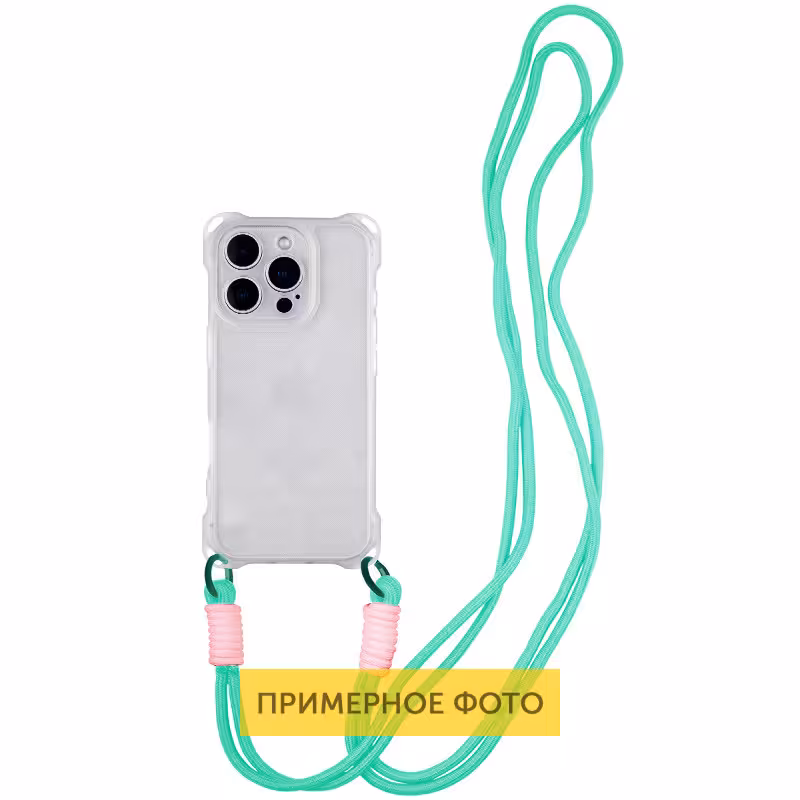 Чохол TPU CrossBody with straps для Apple iPhone 16e / 17e (6.1")