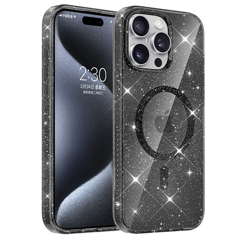 Чохол TPU Eclipse Sparkle Magnetic Fit для Apple iPhone 14 Pro (6.1")