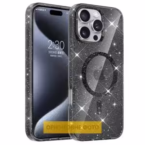 Чохол TPU Eclipse Sparkle Magnetic Fit для Apple iPhone 16e / 17e (6.1")