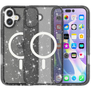 Чохол TPU Galaxy Sparkle Magnetic Fit для Apple iPhone 16 (6.1")