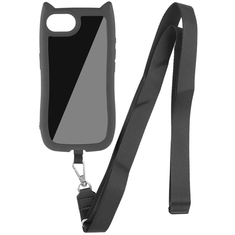 Чохол TPU GETMAN Cat with straps для Apple iPhone 16e / 17e (6.1")