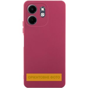 Чохол TPU GETMAN Liquid Silk bordovij-marsala для Motorola Moto G86 5G.